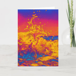 Psychedelic Wave Karte