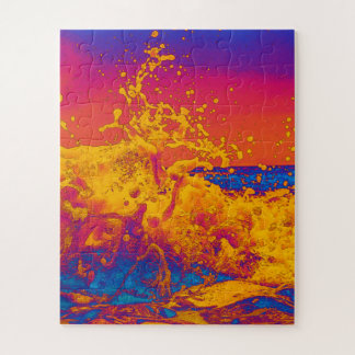 Psychedelic Wave Puzzle