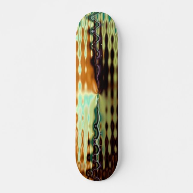 Psychedelic Wave Skateboard (Vorne)
