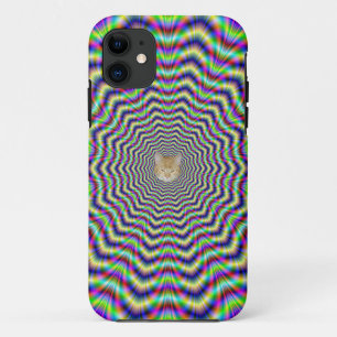 Psychedelic Web Star + oder - Cat Case-Mate iPhone Hülle
