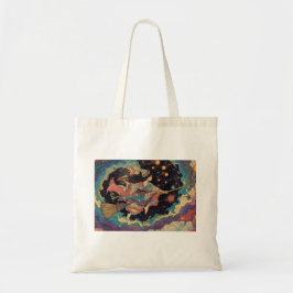 Psychedelic witch totebag tragetasche