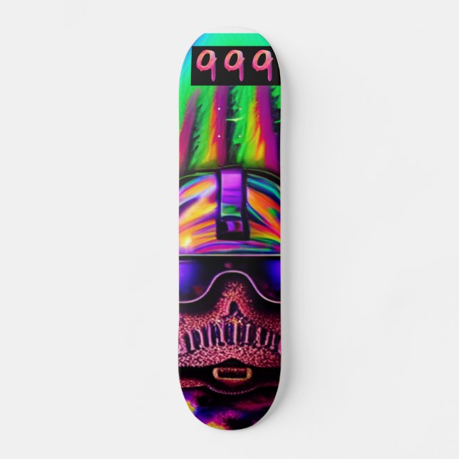 Psychedelic Zombie 999 Skateboard (Vorderseite)