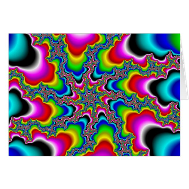 Psychedelica - Fraktal Card (Vorderseite (Horizontal))