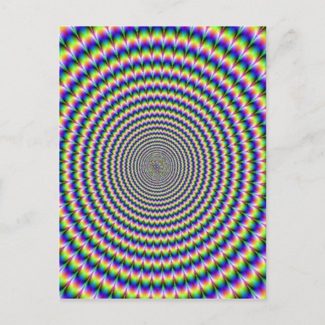 PSYCHEDELICH SPIRAL. POSTKARTE (Vorderseite)