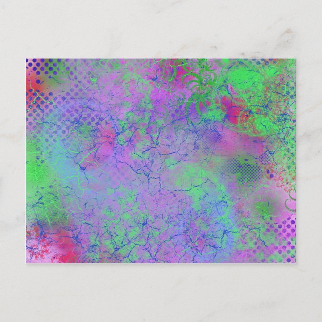 Psychedelie Postkarte (Vorderseite)