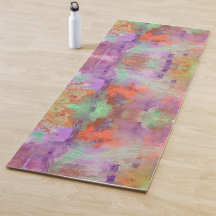 Psychedelisch, abstrakt-Minze-Grün-Orange lila