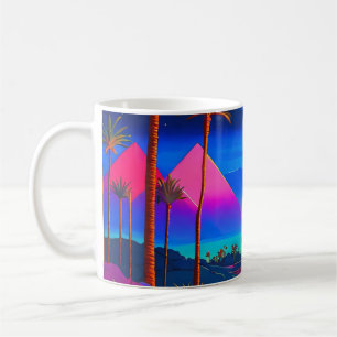 Psychedelisch Ägypten Kaffeetasse