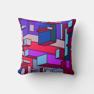 Psychedelisch-Colorway-Kissen Kissen