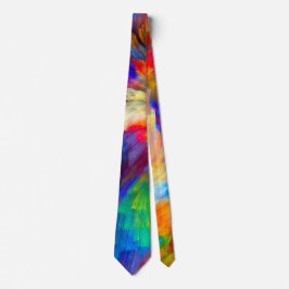 Psychedelisch Crazy Rainbow Krawatte Färbung Cosmi
