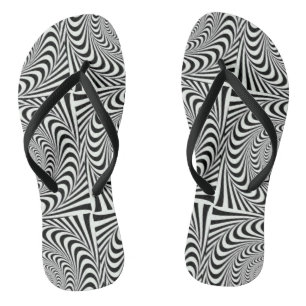 PSYCHEDELISCH DREHEN SIE REINFÄLLE UM FLIP FLOPS