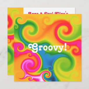 Psychedelisch Einladung