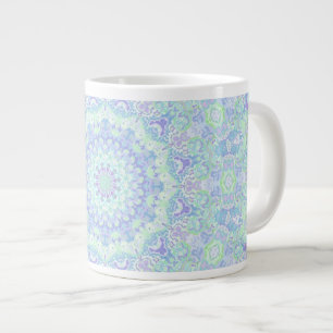 Psychedelisch farbige Pastel Verziert Hippie Manda Jumbo-Tasse