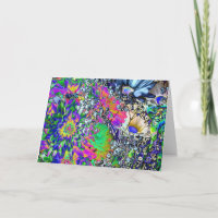 Psychedelisch Geburtstag!-Farbenfrohe Blume