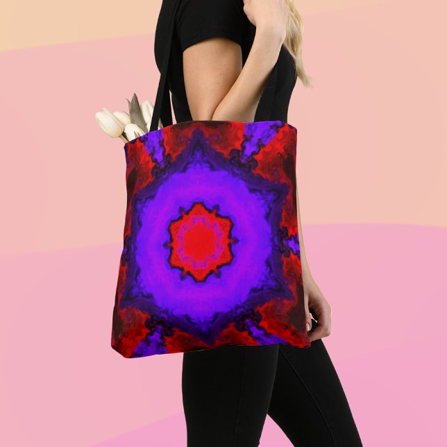 Psychedelisch Hippie Lila und rot (Von Creator hochgeladen)
