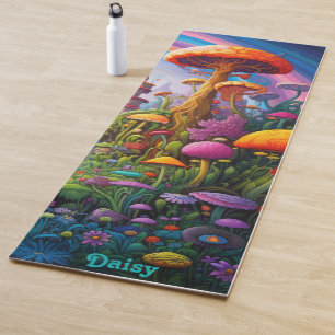 Psychedelisch Hippie Rainbow Mushroom Yogamatte