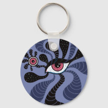 Psychedelisch Hypnotische Kunst Creepy Double Pink