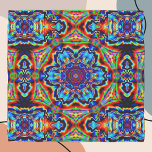 Psychedelisch Kaleidoskop Blau Rot und Grün Schal<br><div class="desc">Dieses psychedelische Kaleidoskop-Blume-Design zeichnet sich durch Blau,  Rot und Grün aus. Lebhafte trippige Visuals für den modernen Hippie oder für jeden,  der Lieben in funky Farben hat!</div>