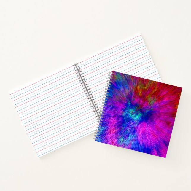 Psychedelisch Kersplash...... Notizbuch (Innenseite)