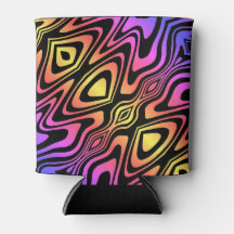 Psychedelisch, mehrfarbig, Can Cooler