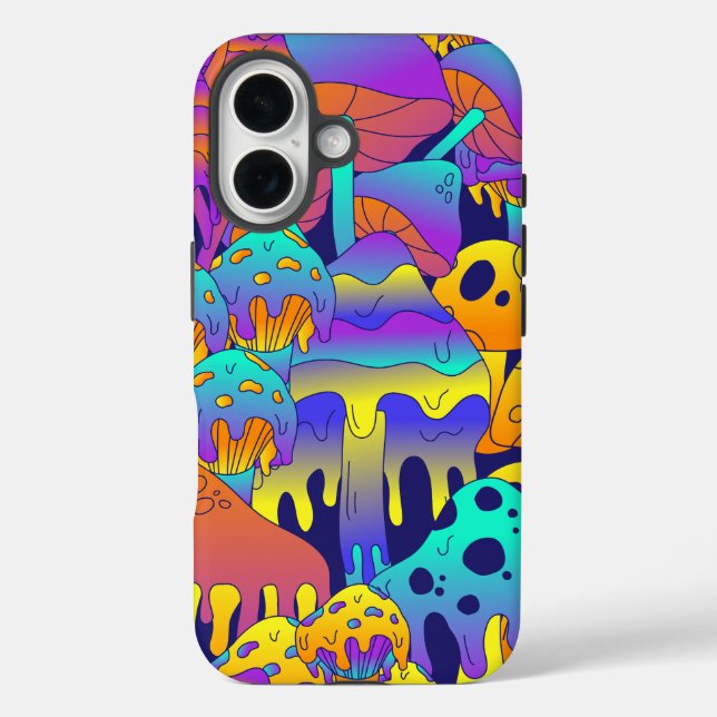 Psychedelisch Melting Mushroom iPhone / iPad Gehäu Case-Mate iPhone Hülle (Rückseite)