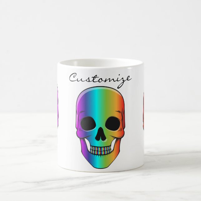 Psychedelisch Mensch Schädel Thunder_Cove Kaffeetasse (Mittel)