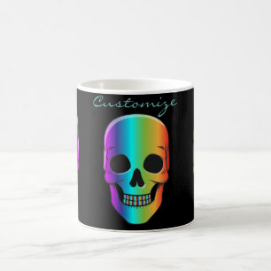 Psychedelisch Mensch Schädel Thunder_Cove Kaffeetasse