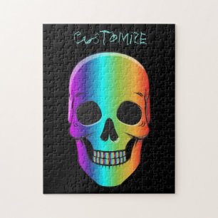 Psychedelisch Mensch Schädel Thunder_Cove Puzzle