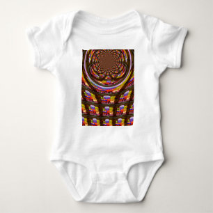 Psychedelisch Osterkaleidoskop Art Print Baby Strampler