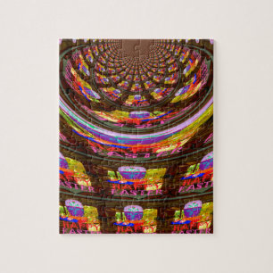 Psychedelisch Osterkaleidoskop Art Print Puzzle