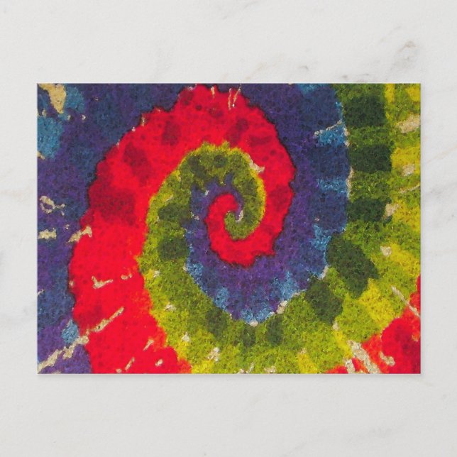 Psychedelisch - Postcard Retro Modern Postkarte (Vorderseite)