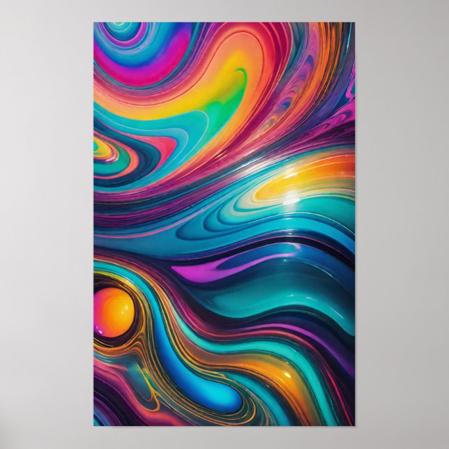 psychedelisch poster (Vorne)