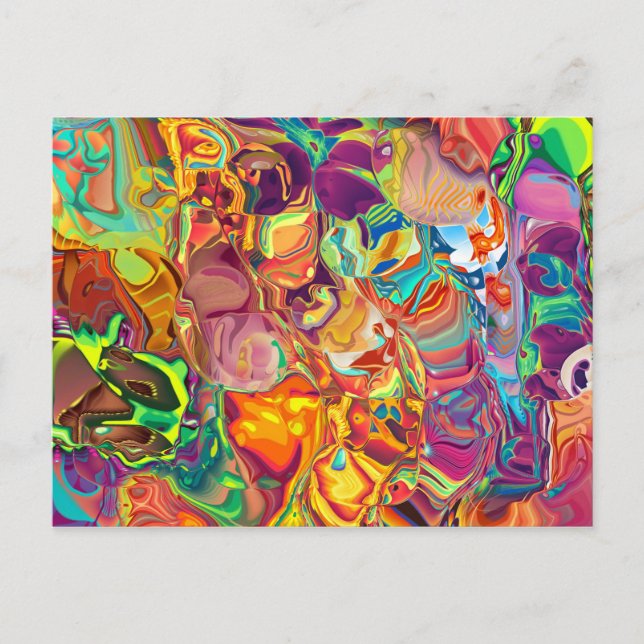 psychedelisch postkarte (Vorderseite)