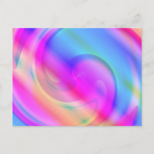 psychedelisch postkarte
