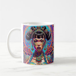 Psychedelisch Sage was! Kunst Kaffeetasse