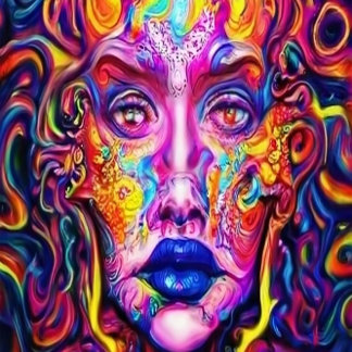 psychedelisch schlüsselanhänger