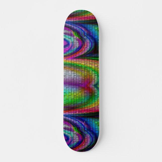 psychedelisch skateboard (Vorne)