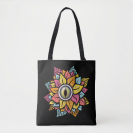 Psychedelisch Spooky Eye Blume farbig