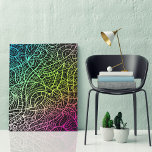 Psychedelisch Surreal Rainbow Color Lines Dreamsca Leinwanddruck<br><div class="desc">Ein außergewöhnliches und faszinierendes Kunstwerk, das mit seinem aufwändigen Design verzaubert. Set vor einem tiefen schwarzen Hintergrund, die Leinwand wird lebendig mit einem Kaleidoskop von regenbogenfarbenen Linien, die elegant schlängeln und verflechten. Diese sorgfältig handgezeichnet Linien weben einen Wandteppich aus Komplexität und erzeugen ein Gefühl von Psychedelie und Surrealismus. Ein Meisterwerk,...</div>