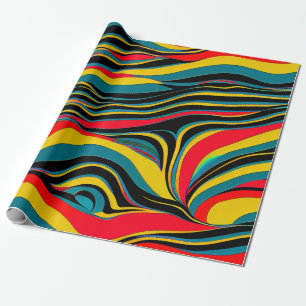 Psychedelisch Swirl Geschenkpapier