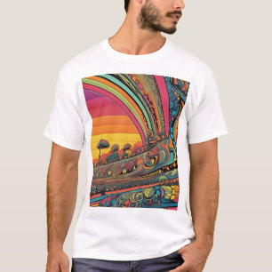 psychedelisch T-Shirt