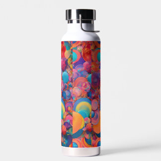 "Psychedelisch Vinyl Textures Edelstahl Wein Trinkflasche