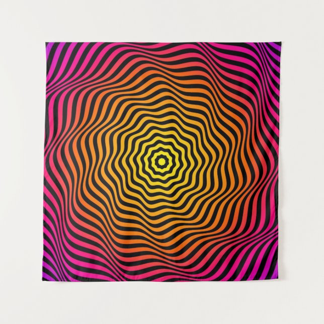 psychedelisch wandteppich (Vorderseite)