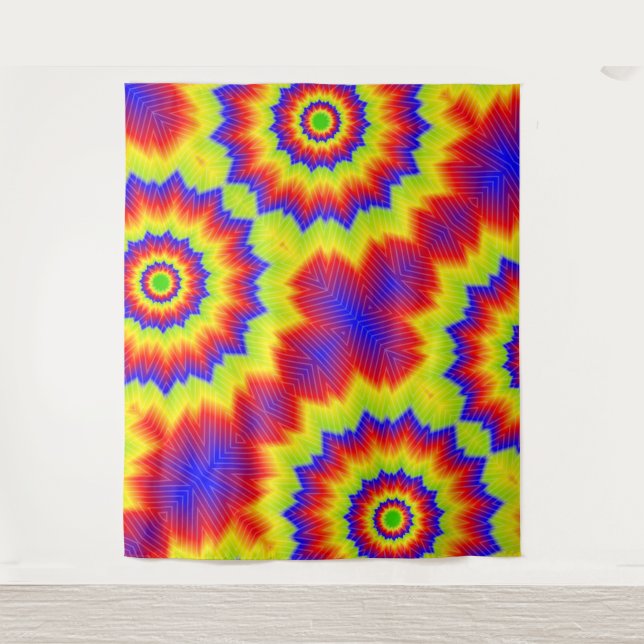 psychedelisch wandteppich (Vorderseite)