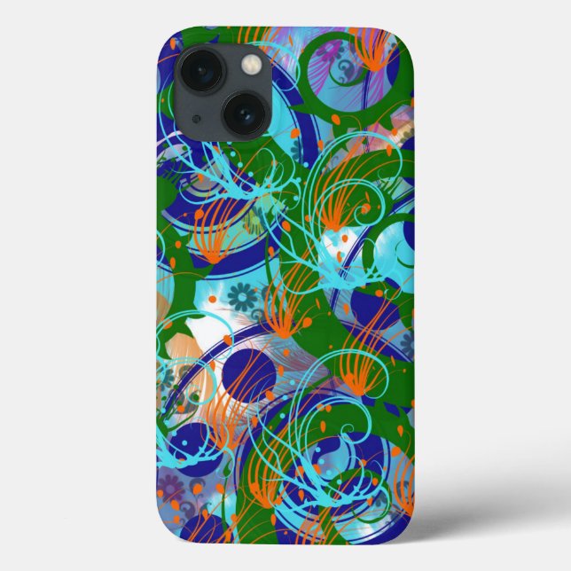 Psychedelische Abstrakte Kunst Case-Mate iPhone Hülle (Rückseite)