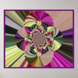 Psychedelische Abstrakte Kunst Poster