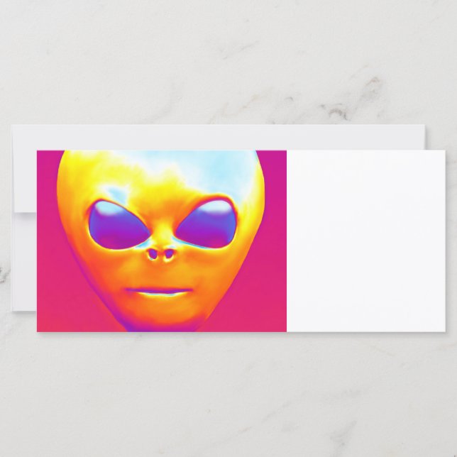 Psychedelische Alien (Vorderseite)