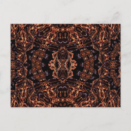 Psychedelische Art Postcard Postkarte