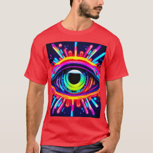 Psychedelische Auge der Universum-Kunst T-Shirt