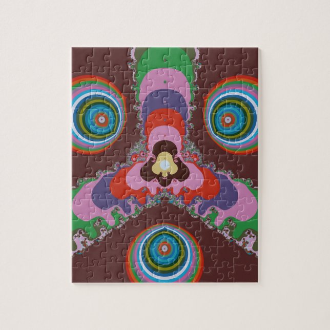 Psychedelische Augen Puzzle (Vertikal)