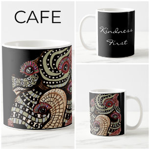 Psychedelische Augen Tentacles Abstrakt Art Kaffeetasse